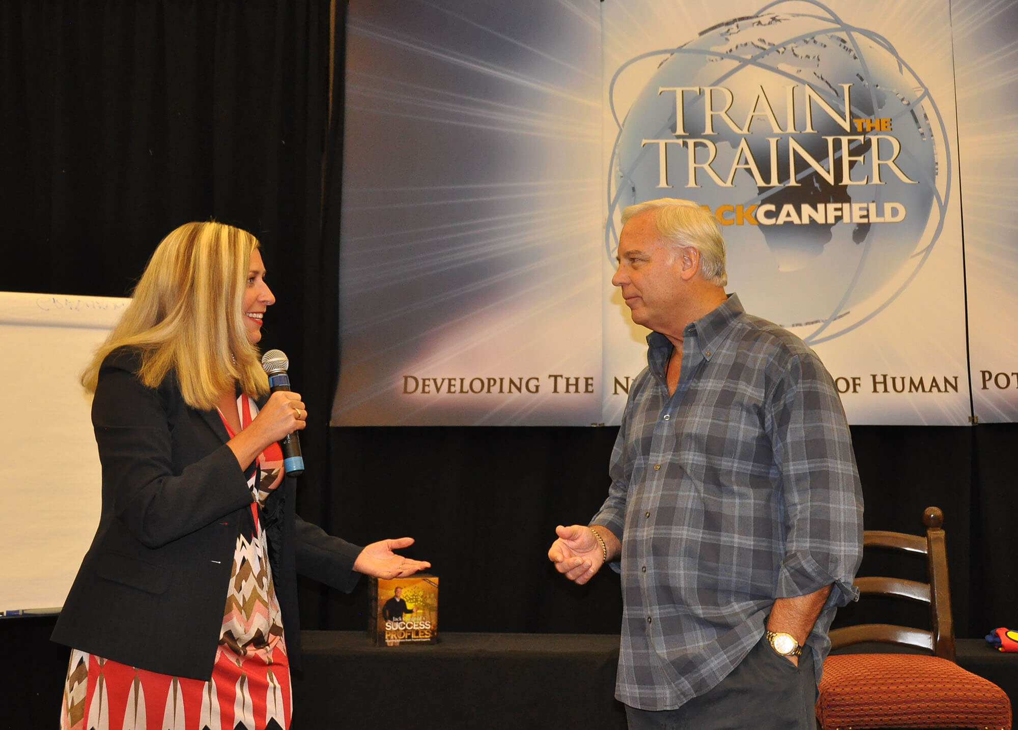 Mira Silanova and Jack Canfield